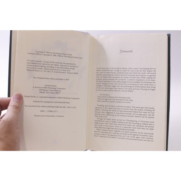 Poems For Every Day of the Year, Galahad Books, 2003, Poetry, ~ 250929-WH 768 - Picture 5 of 5